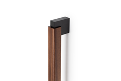 Poignée DUO BIG BA480-960 L1016 bois / aluminium noir / noyer